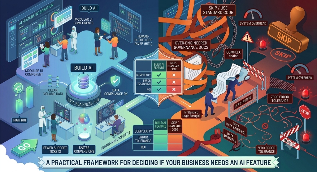 A Practical Framework for Deciding If Your Business Needs an AI Feature