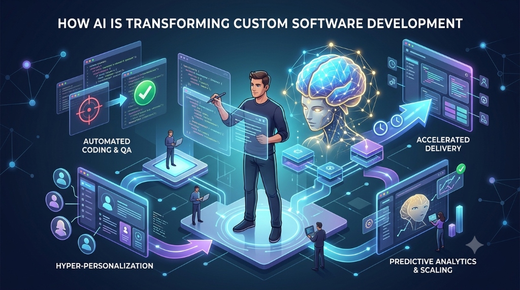 How AI Is Transforming Custom Software Development